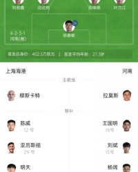 开云官方入口-5外援PK2外援！海港vs河南首发：梅伦多先发，钟义浩、杨意林出战