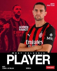 开云官网-造点+梅开二度，拉比奥当选与科莫一役米兰队内最佳球员